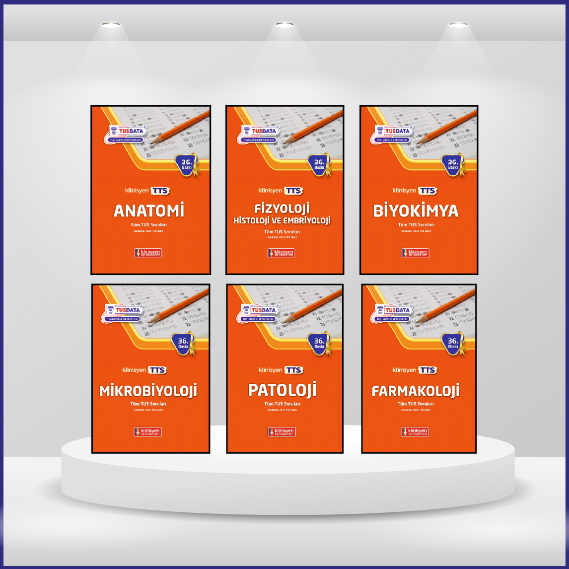 Tüm Tus Soruları Temel Bilimler ( 36.Baskı ) - 6 Branş  